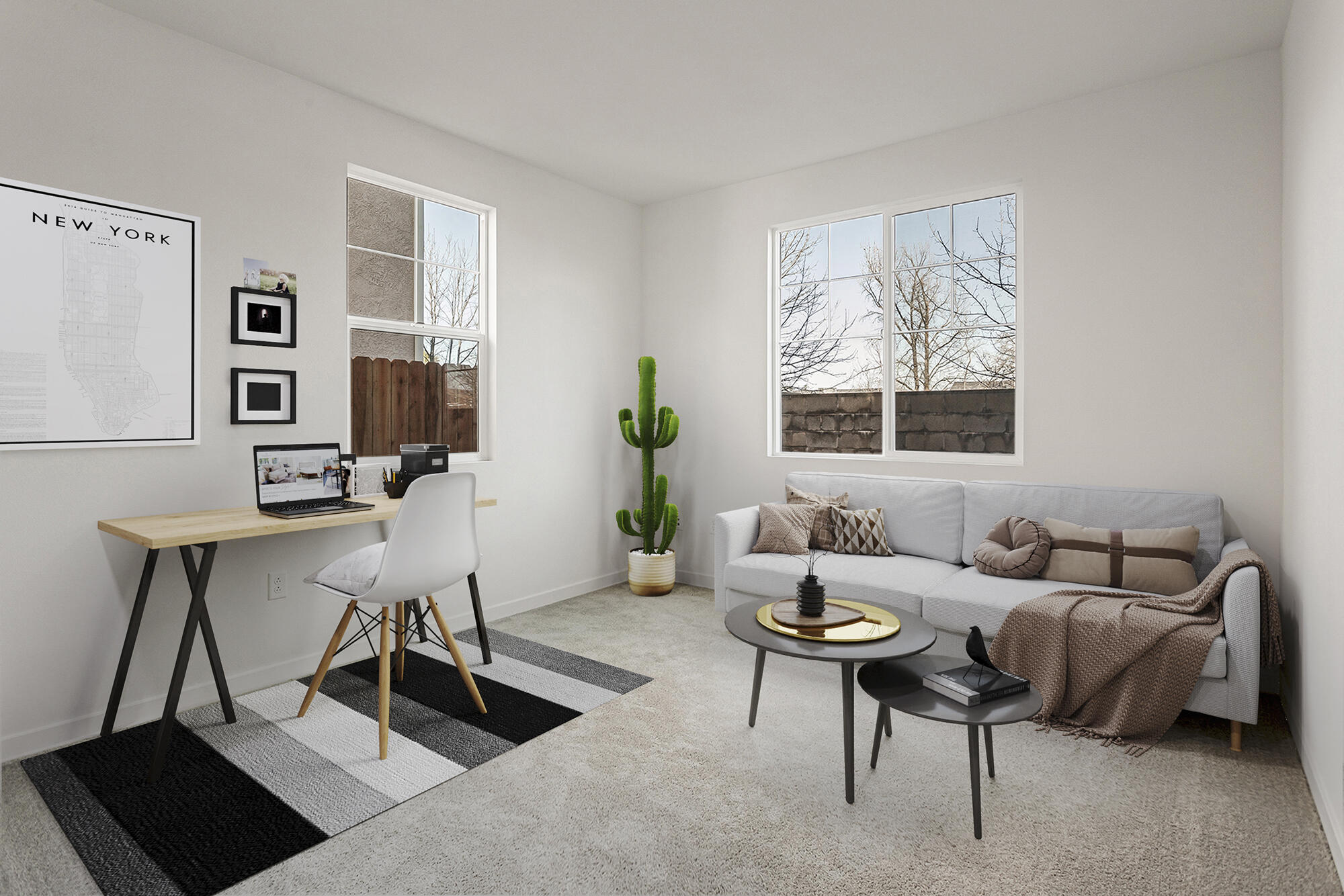 2293 Milano Trail Redding, CA 96003 - Photo 17 of 44 a living room with furniture a rug and a window