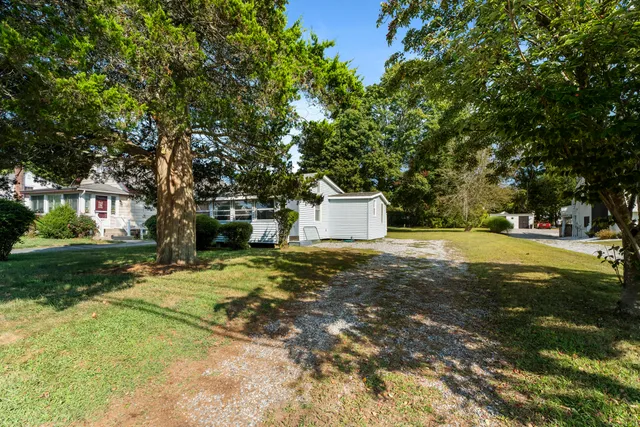 a outdoor view swimming pool and trees