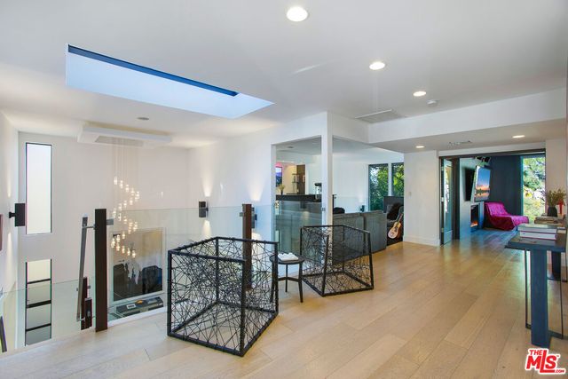 a view of a livingroom with furniture and a furniture