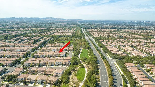 a view of outdoor space with palm trees