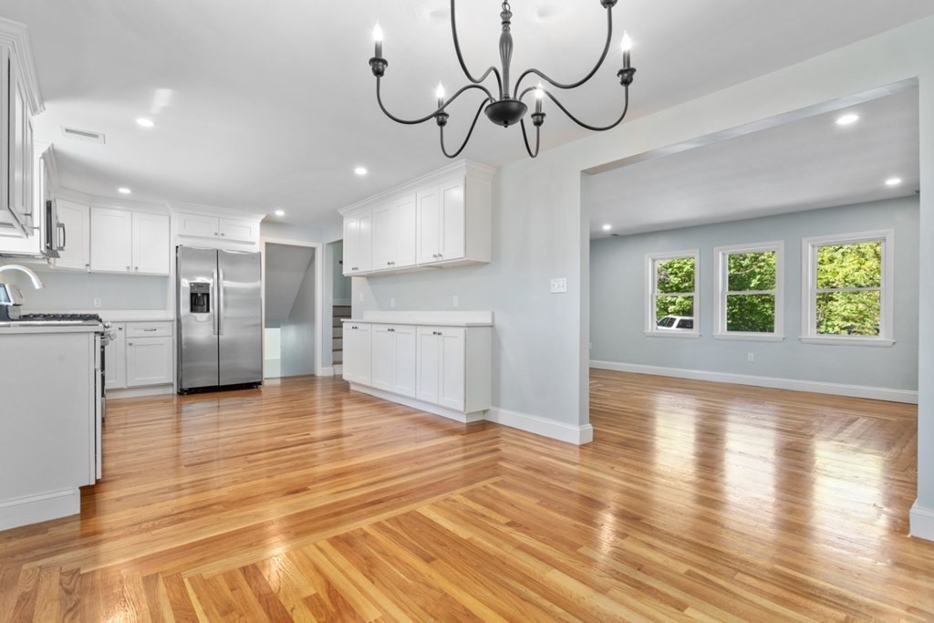 32 Herbert Avenue Saugus, MA 01906 - Photo 7 of 35 a view of a kitchen with a sink and dishwasher wooden floor