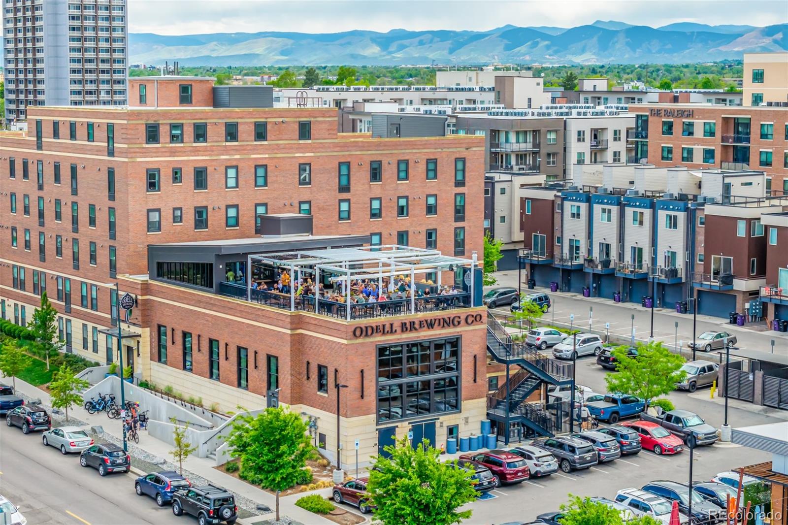 1800 Grove Street Denver, CO 80204 - Photo 33 of 35 a view of a building from a balcony