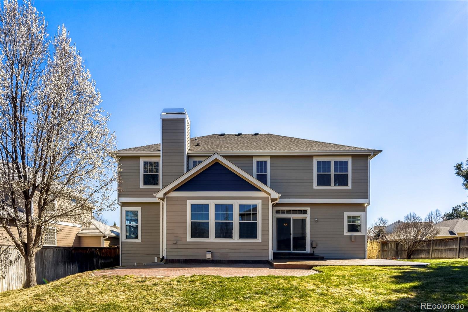 8573 South Mallard Court Highlands Ranch, CO 80126 - Photo 36 of 50 a view of a house with a yard
