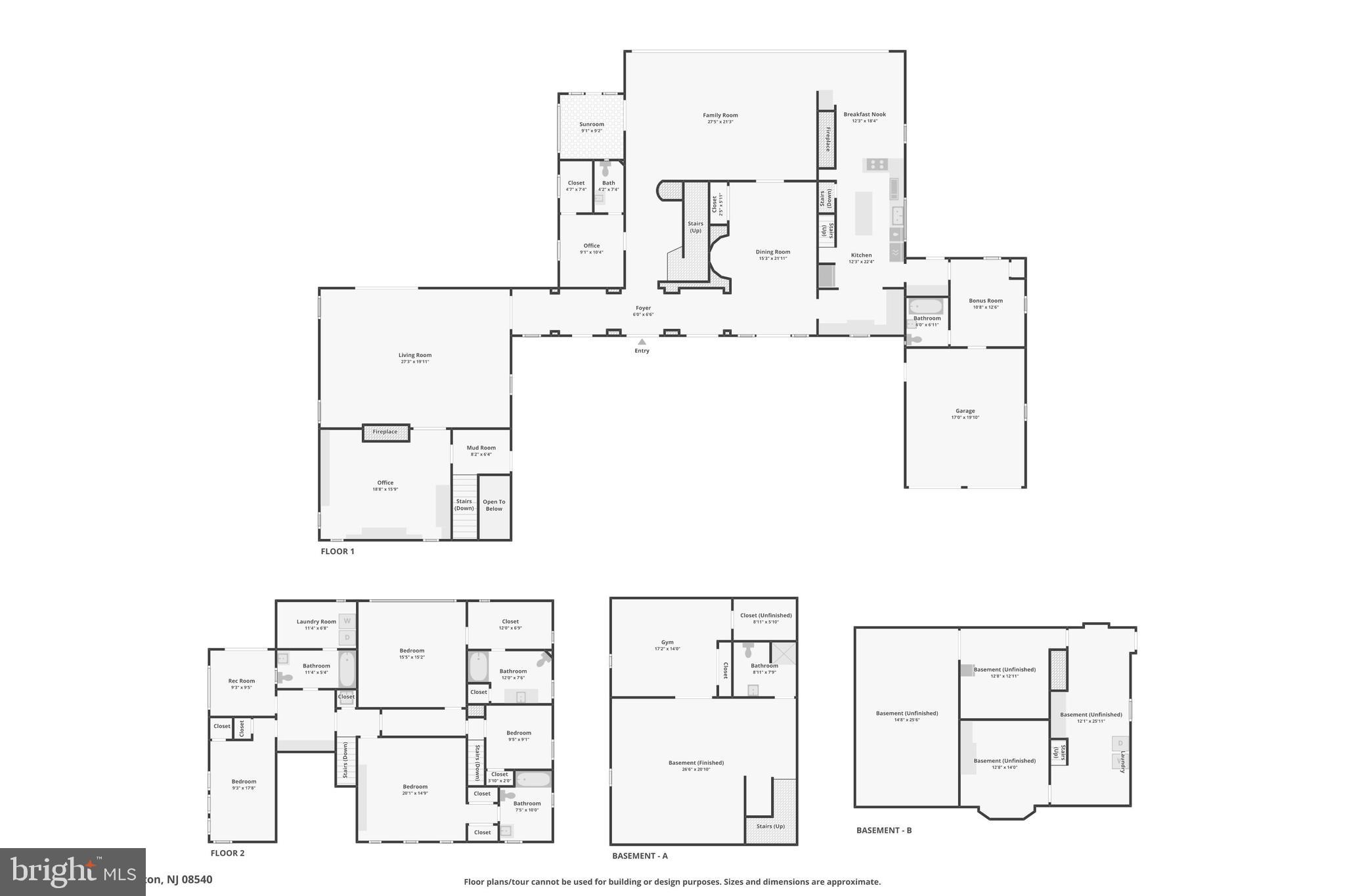 33 Rosedale Road Princeton, NJ 08540 - Photo 73 of 75 Floor plan combined