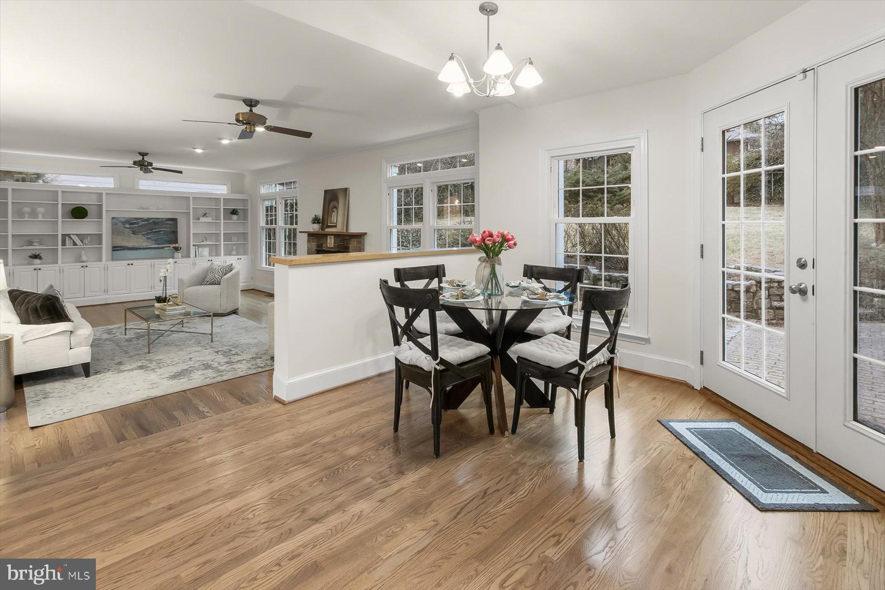 6011 Walhonding Road Bethesda, MD 20816 - Photo 15 of 51 Breakfast room overlooks huge Family room