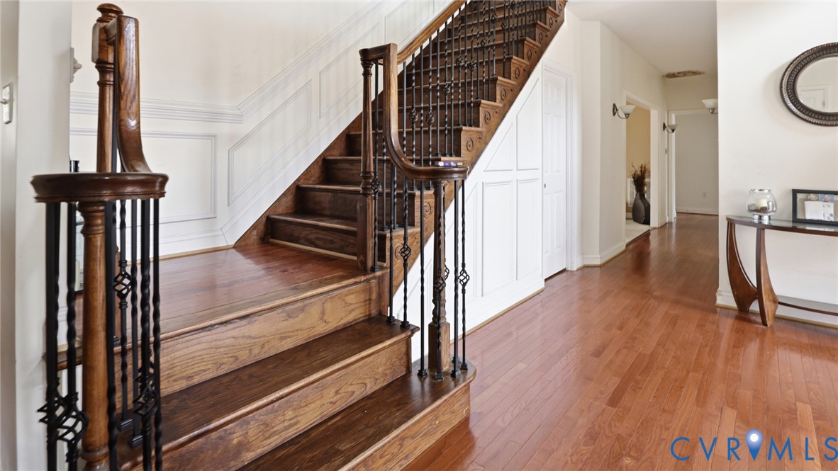 4510 Bell Road Powhatan, VA 23139 - Photo 2 of 12 a view of entryway and hall with wooden floor