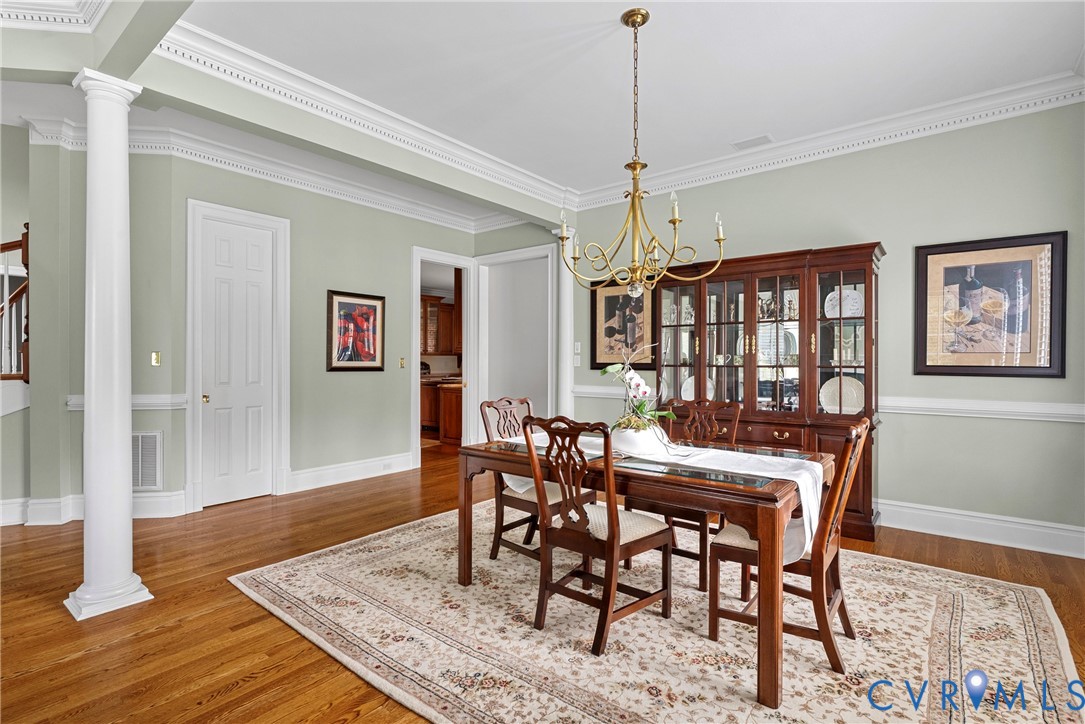 2110 Hawk Town Road Maidens, VA 23102 - Photo 15 of 50 a view of a dining room with furniture