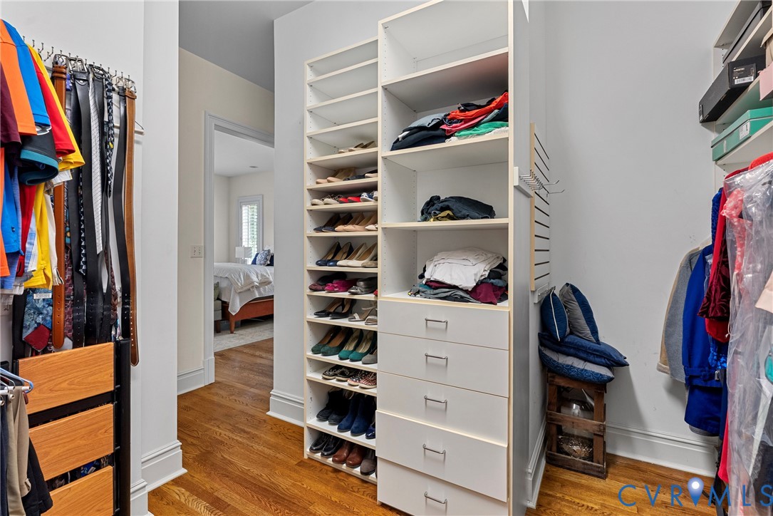 2110 Hawk Town Road Maidens, VA 23102 - Photo 10 of 50 a view of walk in closet with clothes and shoes