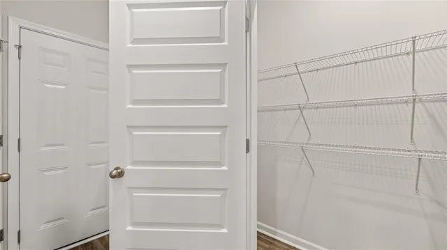 a view of walk in closet