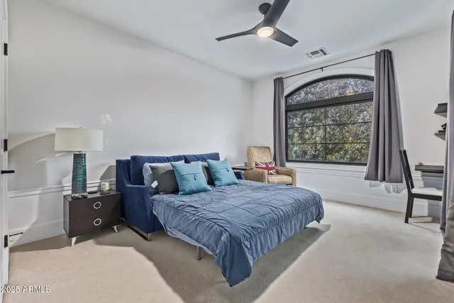a view of a livingroom with furniture and wooden floor