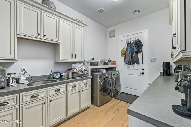 a room with gym equipment