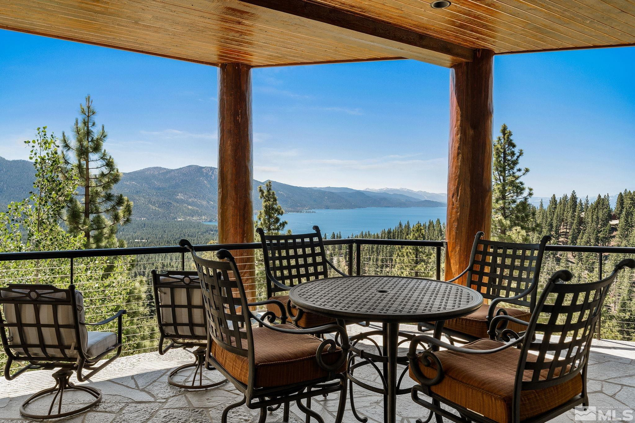 797 Ida Court Incline Village, NV 89451 - Photo 29 of 39 a view of a balcony with chairs and a table