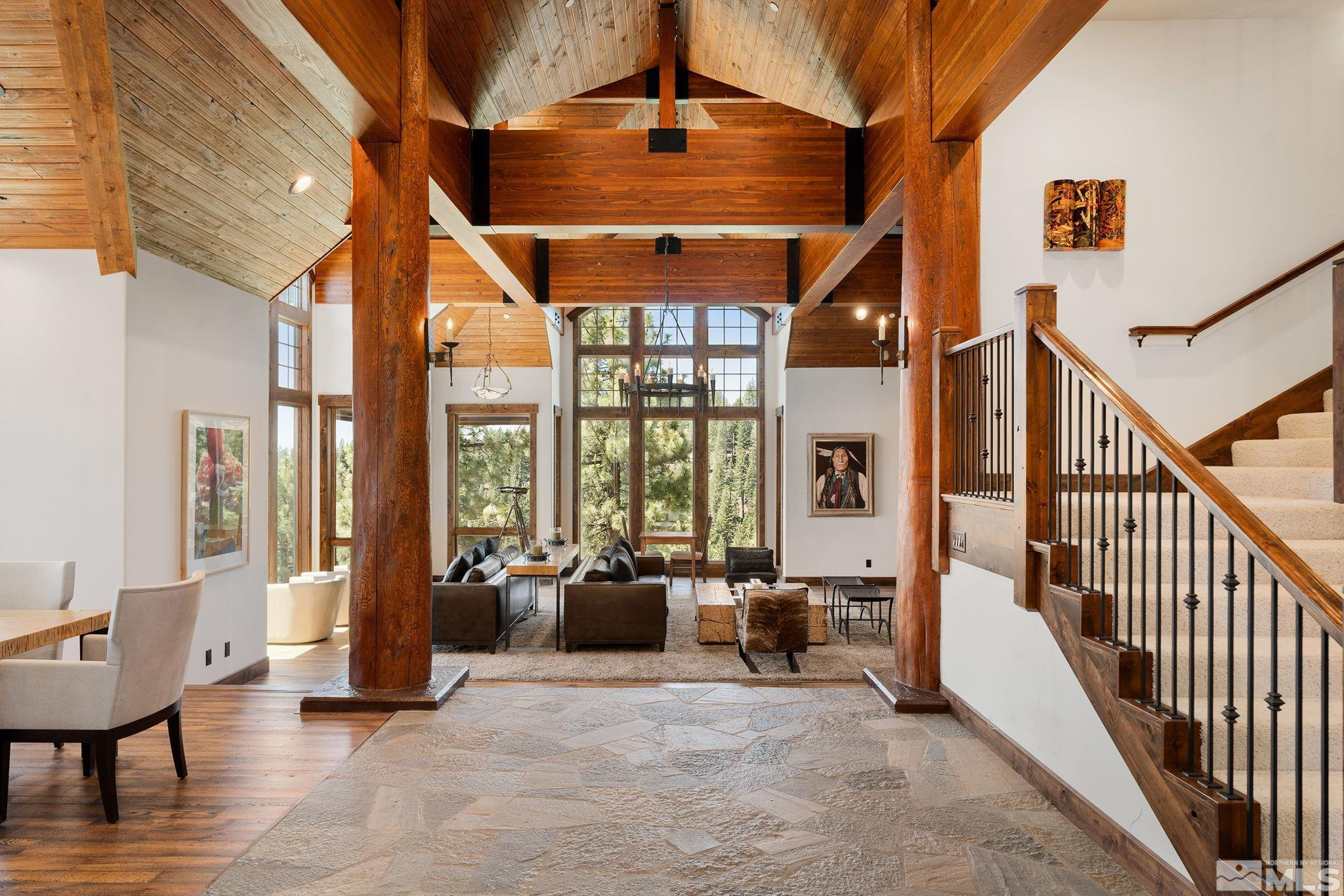 797 Ida Court Incline Village, NV 89451 - Photo 7 of 39 wooden floor in an empty room with wooden floor and windows