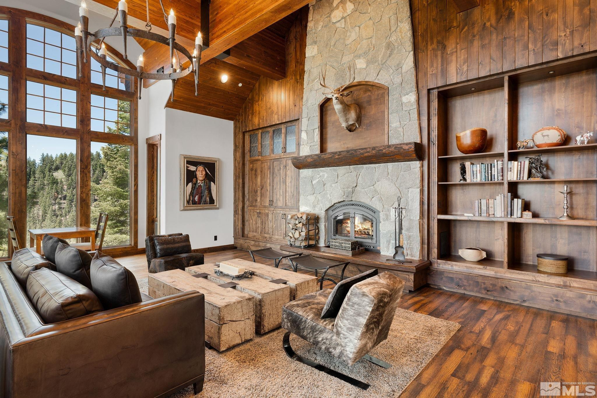797 Ida Court Incline Village, NV 89451 - Photo 8 of 39 a living room with furniture and a fireplace