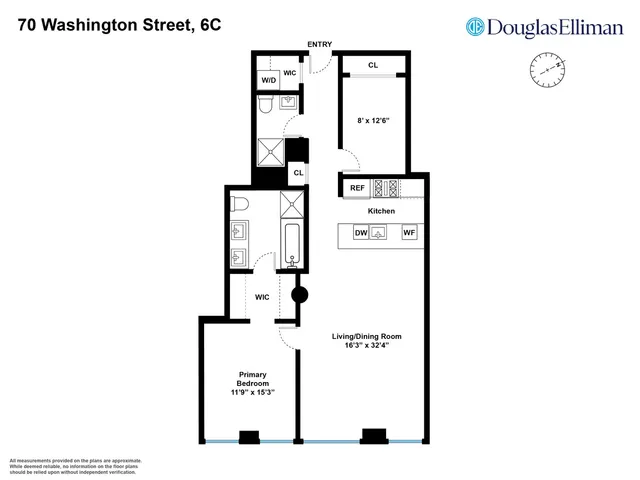 $1,640,625 | 70 Washington Street, Unit 6C | DUMBO