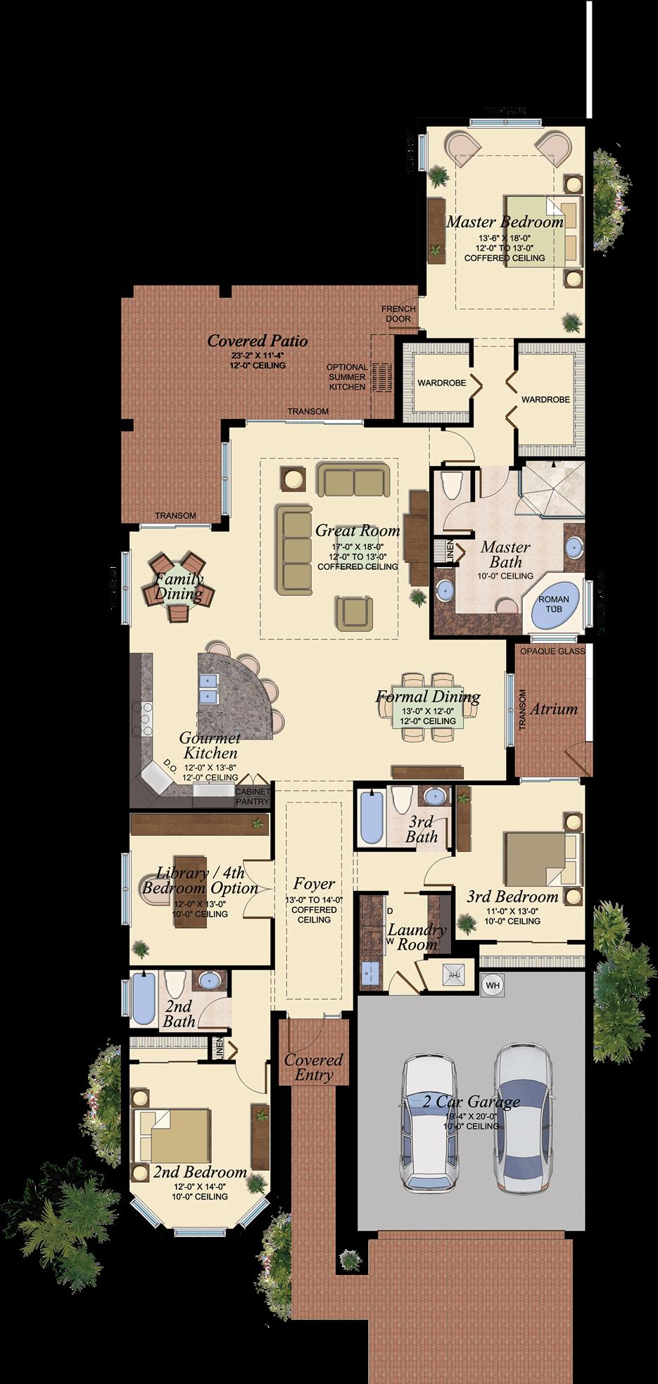 9033 Chauvet Way Boca Raton, FL 33496 - Photo 2 of 2 Summit Floorplan
