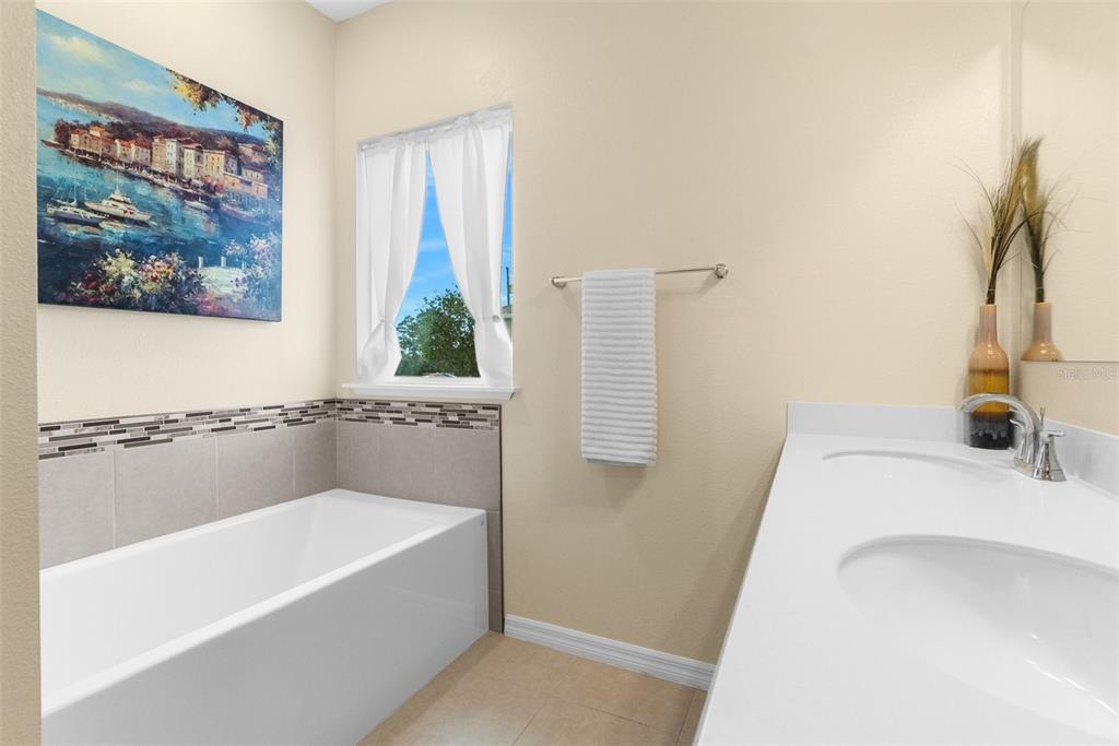 6283 Grapewood Road Spring Hill, FL 34609 - Photo 24 of 41 a bathroom with a bathtub and a sink