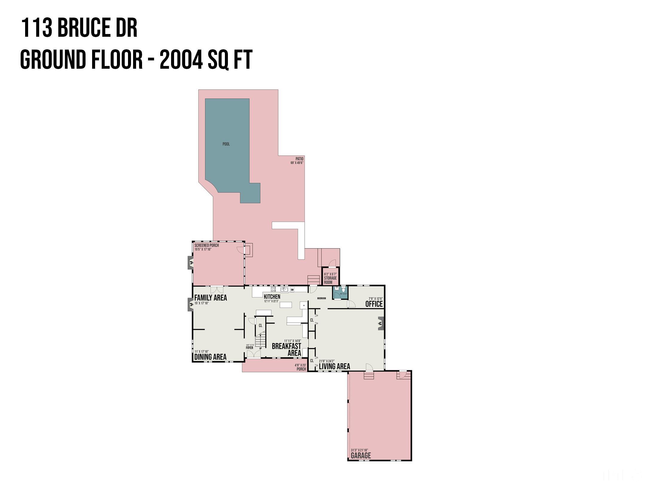 113 Bruce Drive Cary, NC 27511 - Photo 46 of 48 a picture of a floor plan