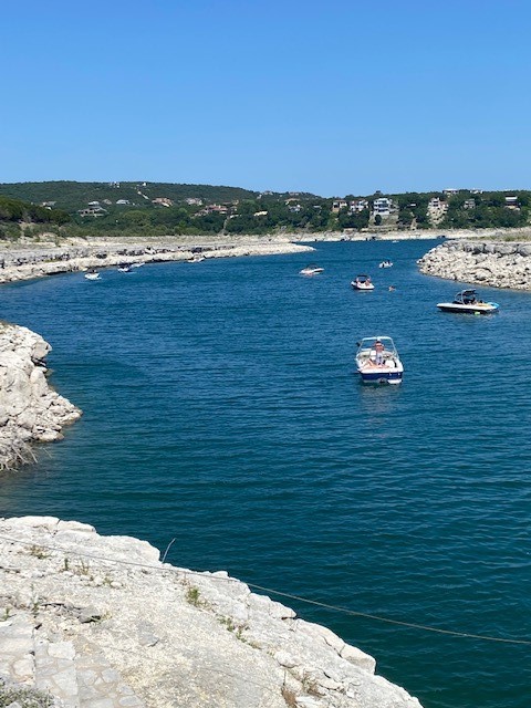 17801 Moon Rise Cove Jonestown, TX 78645 - Photo 27 of 29 Bluff view toward Sandy Creek, lot 23/24