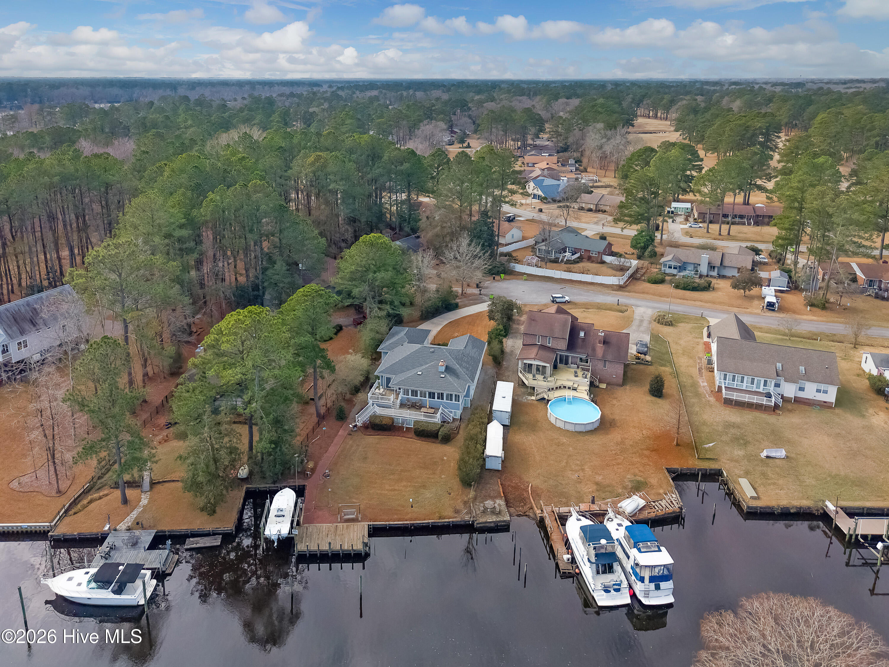 104 Outrigger Road New Bern, NC 28562 - Photo 31 of 41 Aerial View / Water View