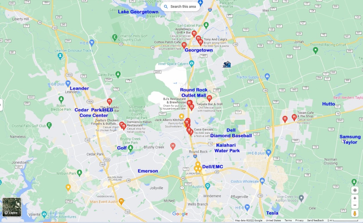 131 Furlong Drive Georgetown, TX 78626 - Photo 34 of 36 Surrounded by retail shopping, medical, education, schools, major employers and more.