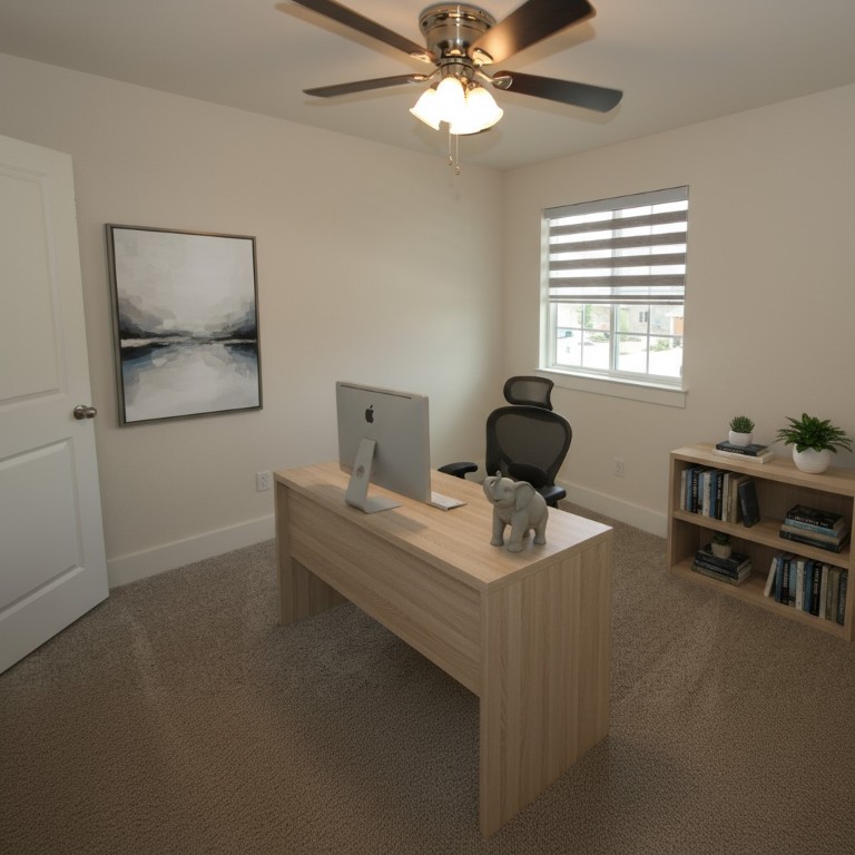 131 Furlong Drive Georgetown, TX 78626 - Photo 8 of 36 Optional office from 3rd bedroom (Office or bedroom) (photos may reflect virtual staging of furniture)