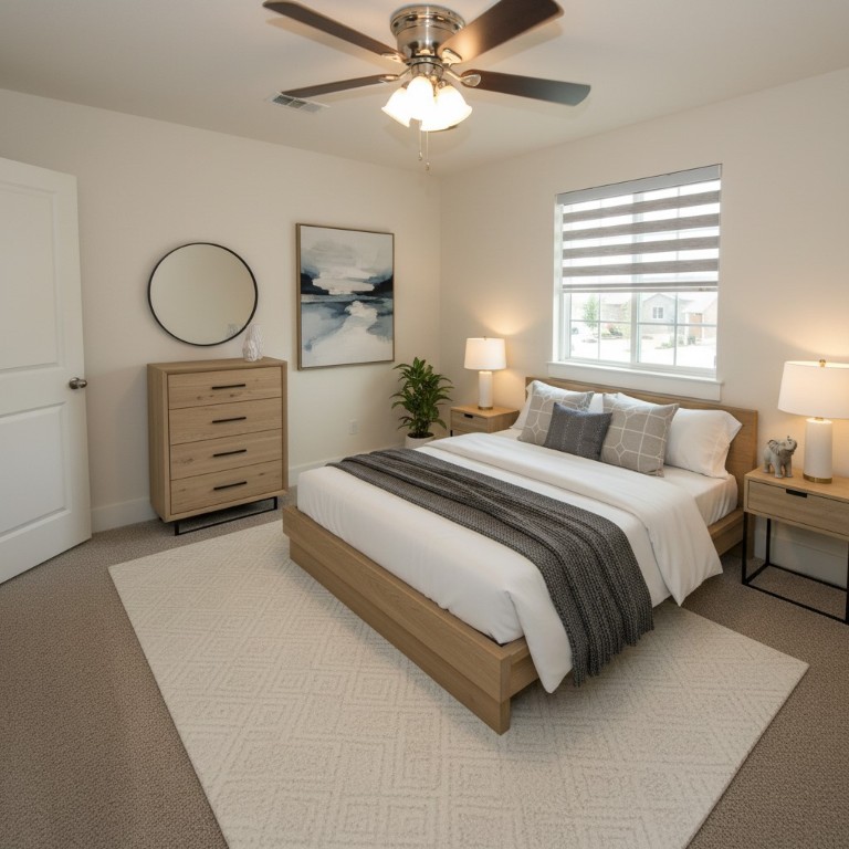 131 Furlong Drive Georgetown, TX 78626 - Photo 9 of 36 3rd bedroom can be a bedroom or office space (photos may reflect virtual staging of furniture)