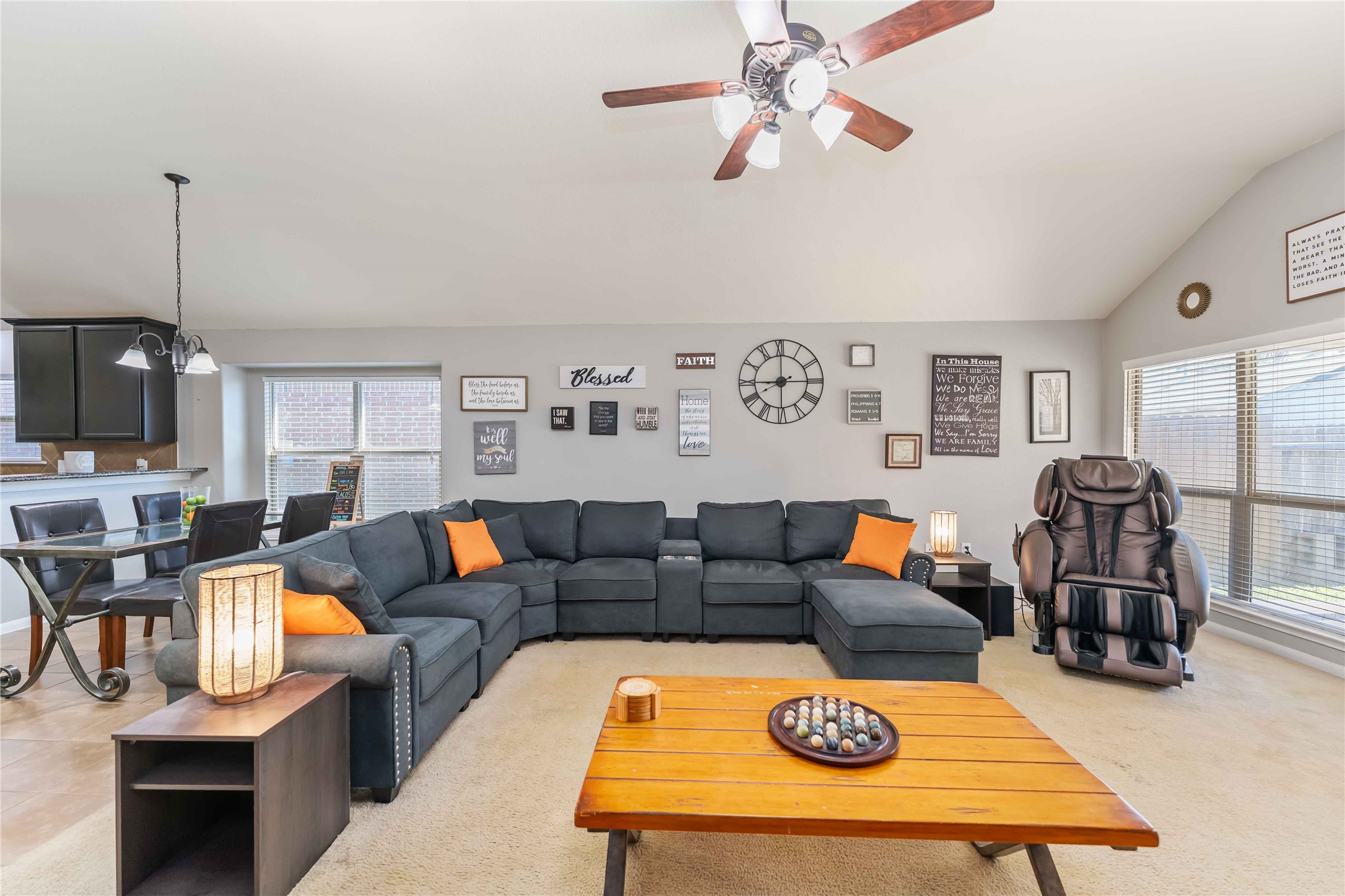 8226 Silent Deep Drive Rosenberg, TX 77469 - Photo 11 of 23 a living room with furniture a rug and white walls