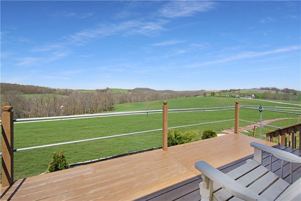 195 Elm Road Avella, PA 15312 - Photo 25 of 25 FRONT DECK - What can I say? The view from the front deck is breathtaking. Comfortable, quiet, serene. A little piece of heaven.