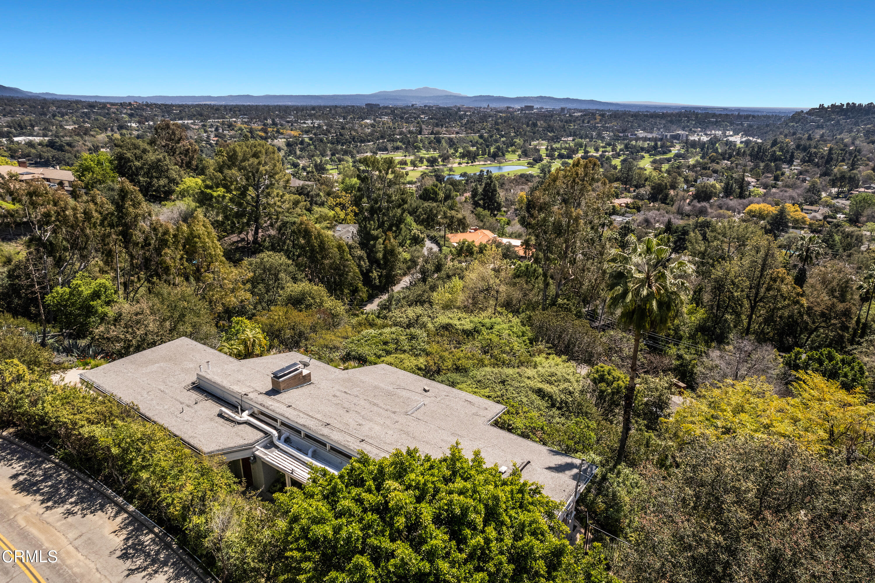 1444 Normandy Drive Pasadena, CA 91103 - Photo 25 of 25 an aerial view of a house with a yard