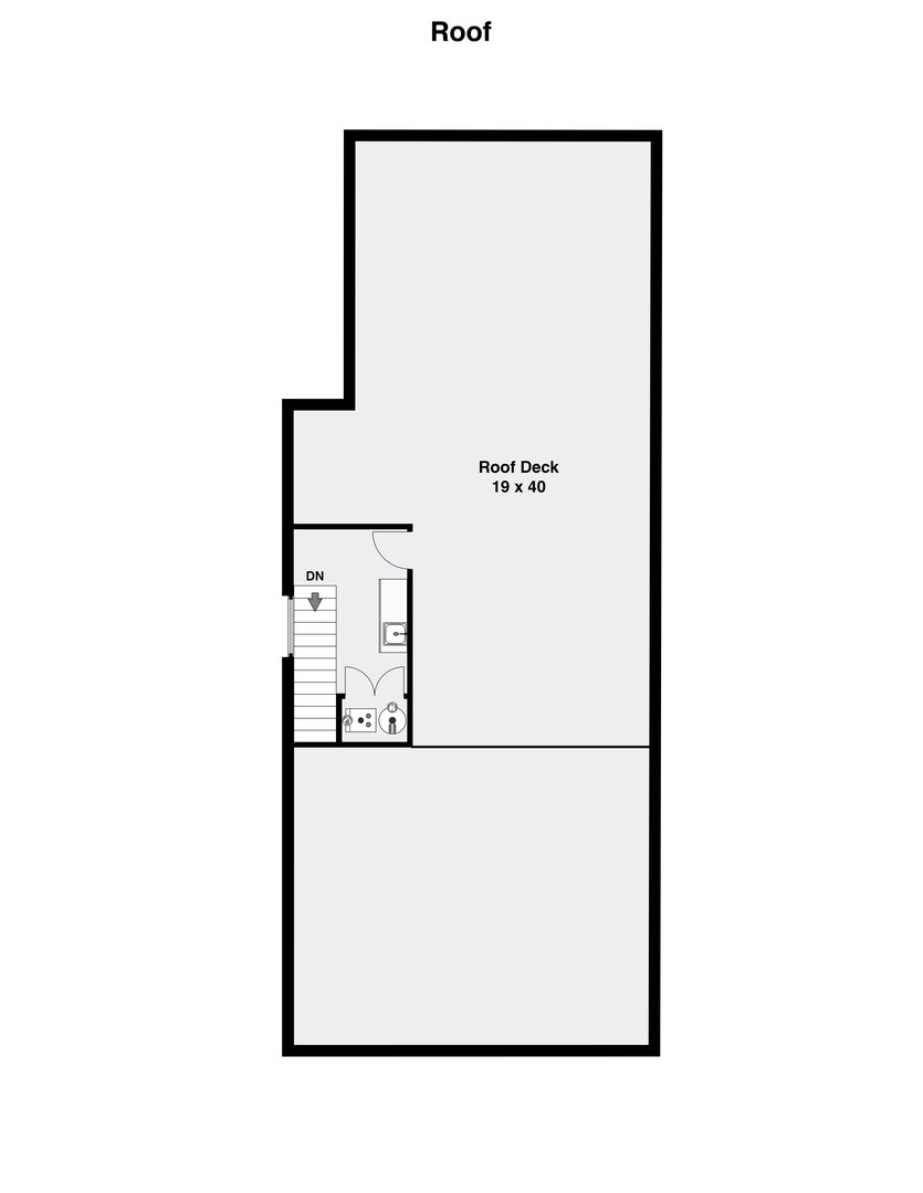 1334 West Rosedale Avenue, Unit 3 Chicago, IL 60660 - Photo 24 of 24 a picture of floor plan