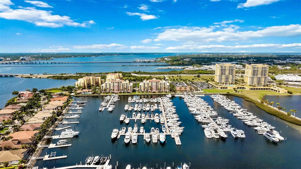 606 Riviera Dunes Way, Unit 601 Palmetto, FL 34221 - Photo 58 of 70 a view of a city with an ocean view