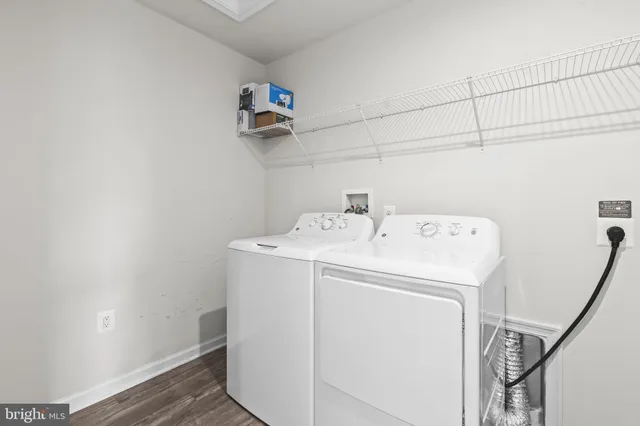 a view of a room with storage