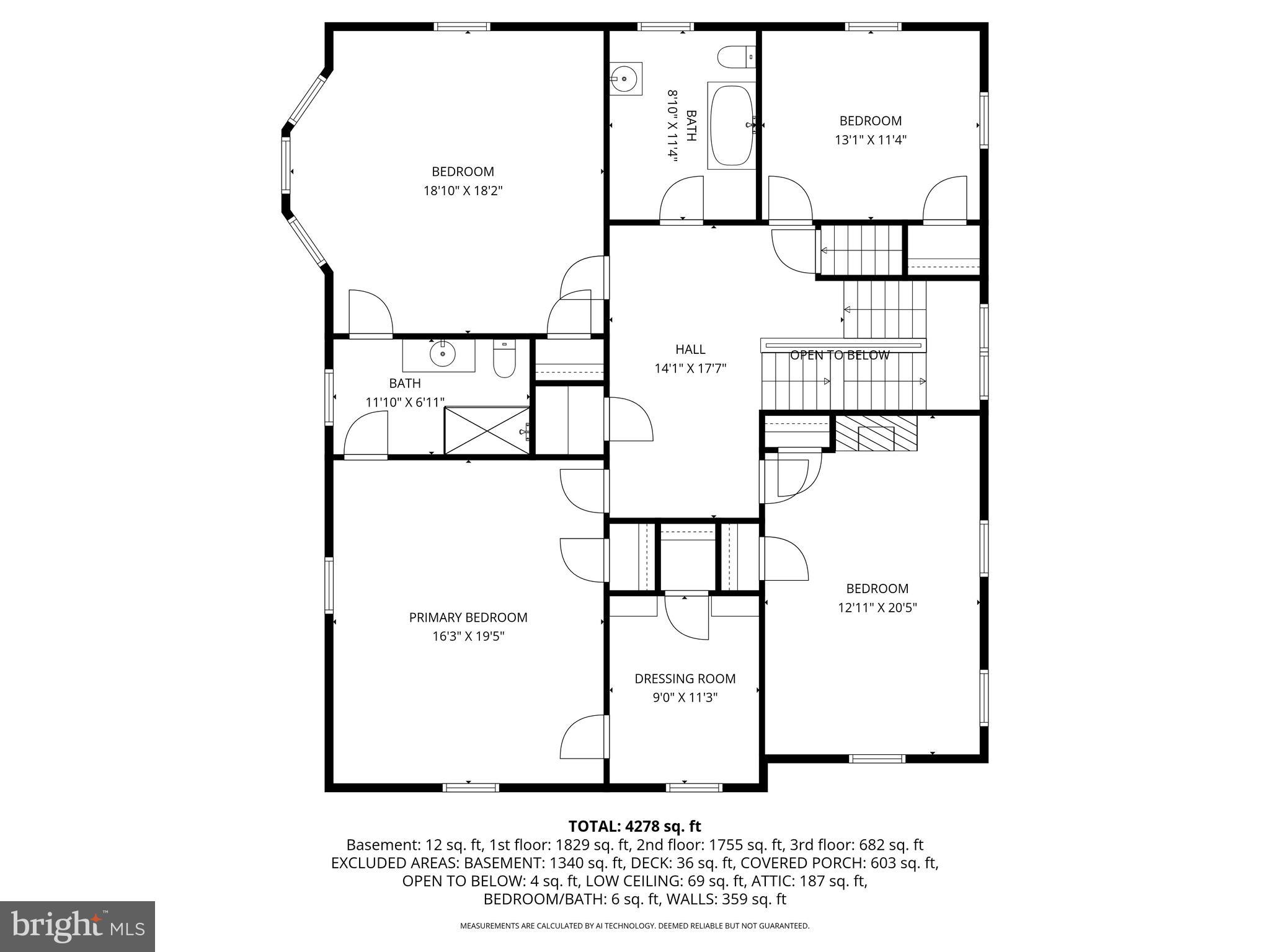 4 Hillside Road Baltimore, MD 21210 - Photo 56 of 59 Second Floor Floorplan