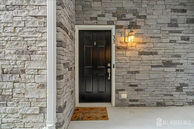 a view of front door