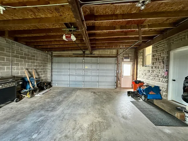 a view of garage