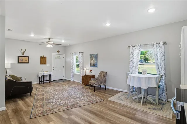 a kitchen with stainless steel appliances a refrigerator and a sink