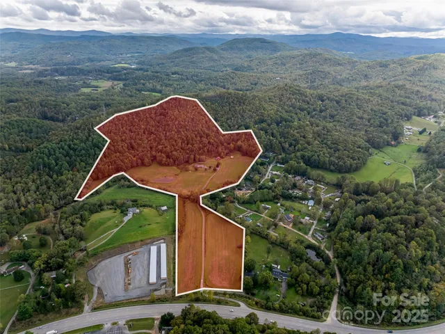 a aerial view of a house