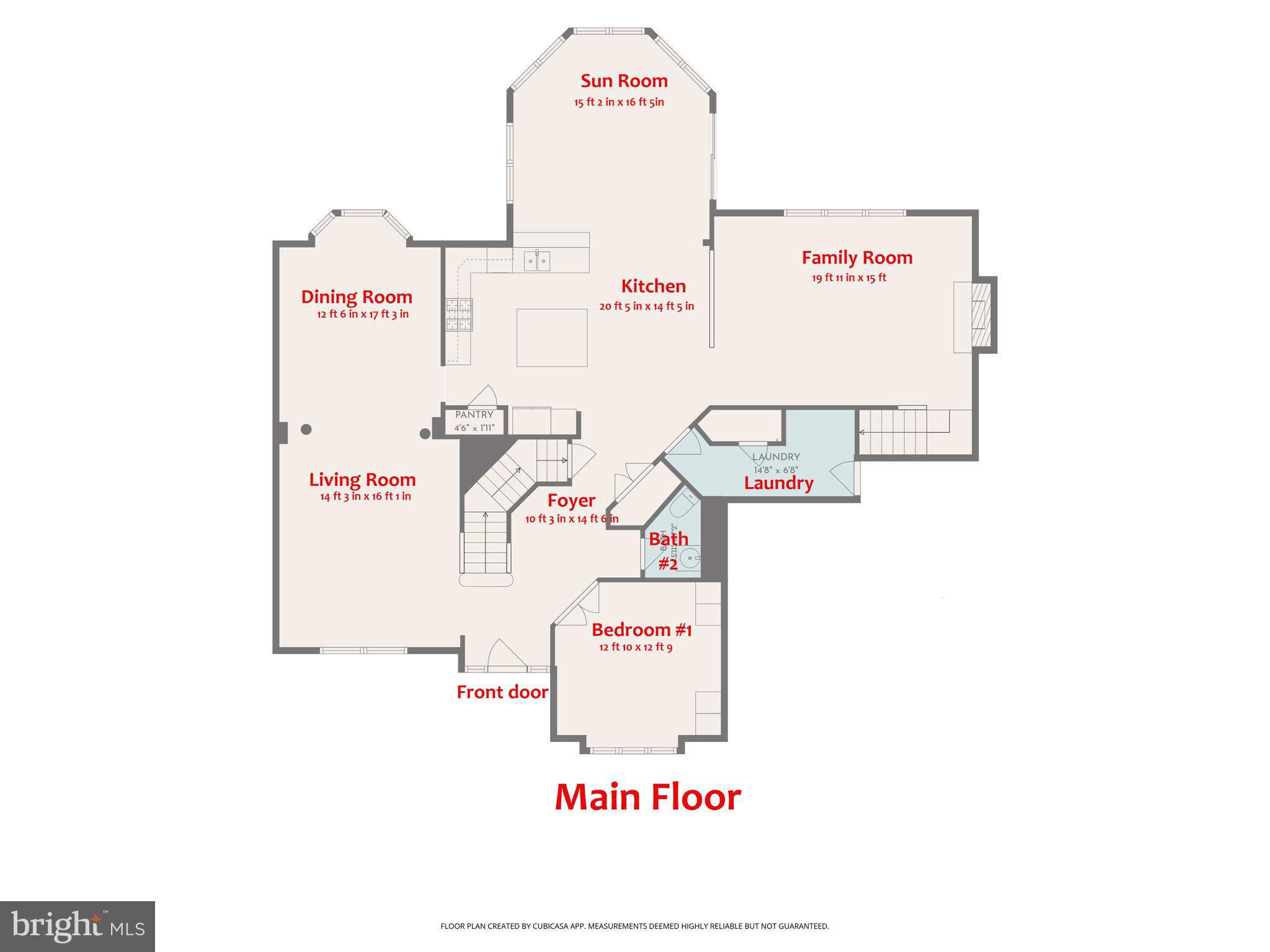 4518 Bridle Ridge Road Upper Marlboro, MD 20772 - Photo 83 of 85 Main level floor plan.