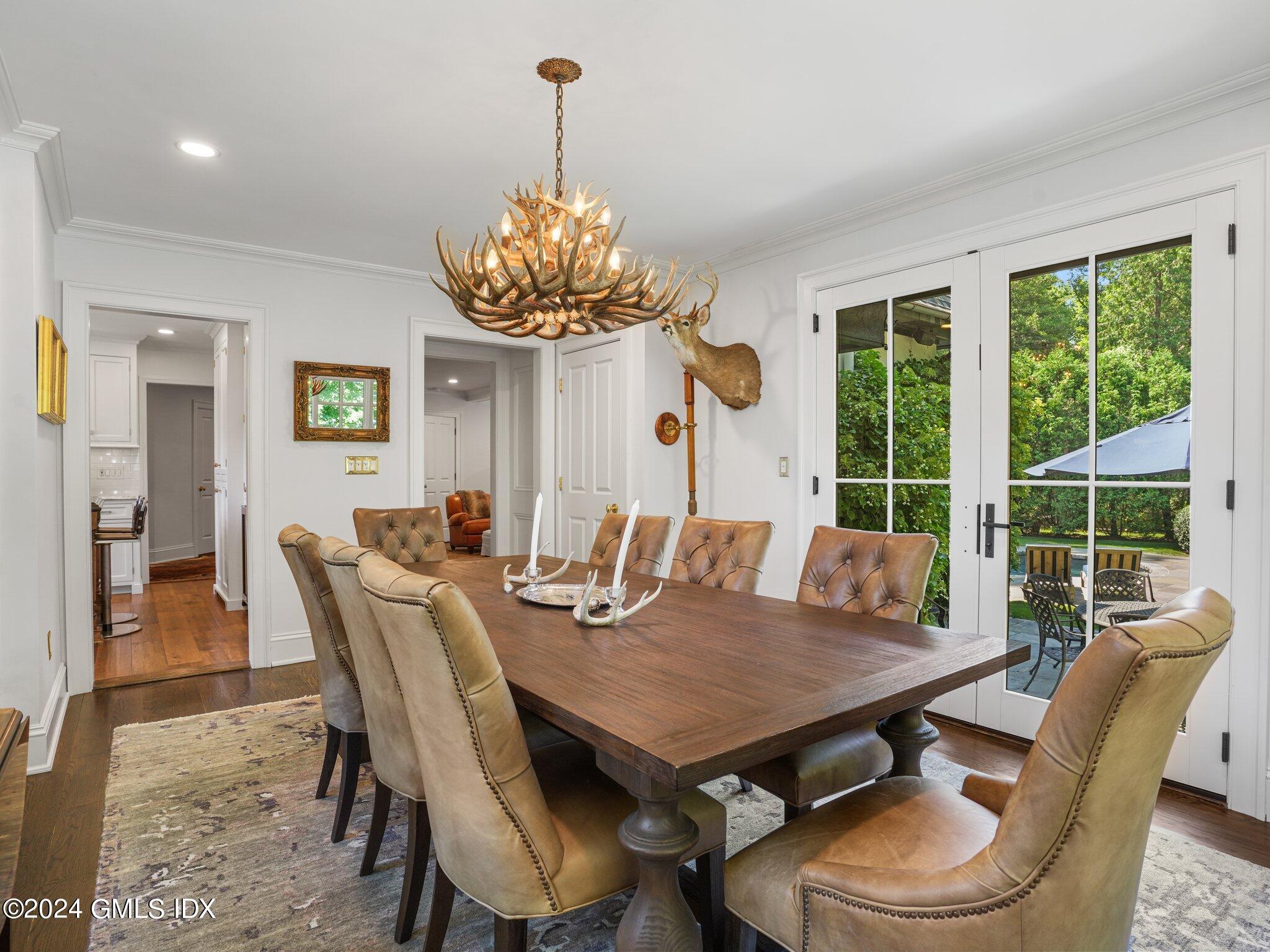 80 Porchuck Road Greenwich, CT 06831 - Photo 12 of 29 a view of a dining room with furniture window and outside view