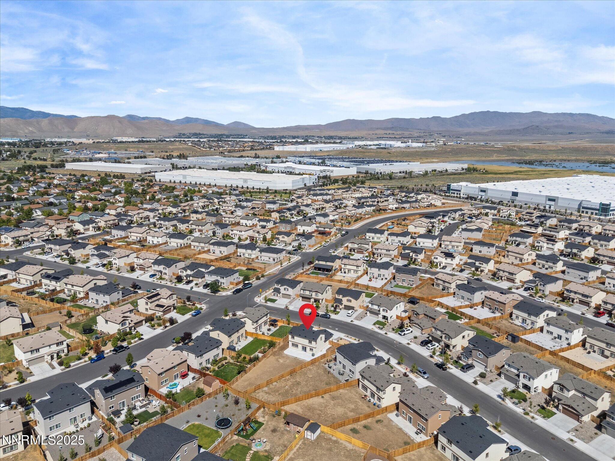 8838 Finnsech Drive Reno, NV 89506 - Photo 43 of 44 an aerial view of residential houses with outdoor space