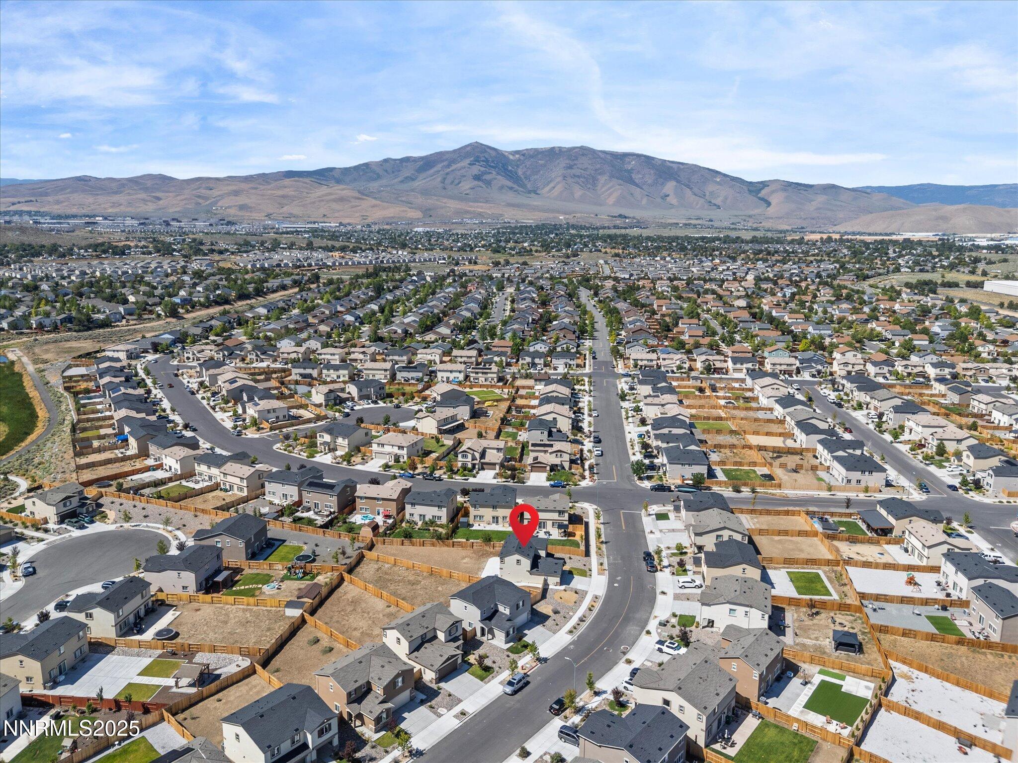 8838 Finnsech Drive Reno, NV 89506 - Photo 44 of 44 an aerial view of residential house with outdoor space