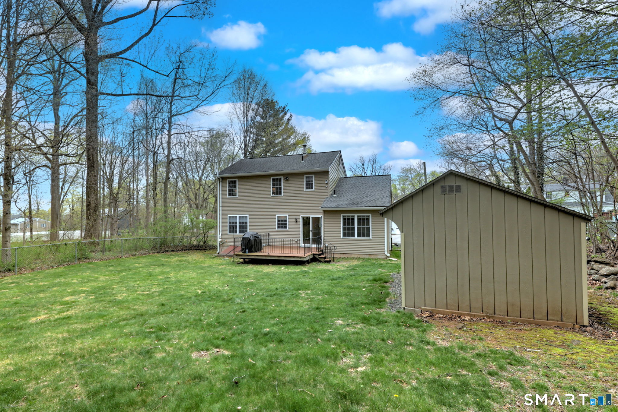 112 Finch Avenue Meriden, CT 06451 - Photo 37 of 40 a view of a house with a yard and sitting area