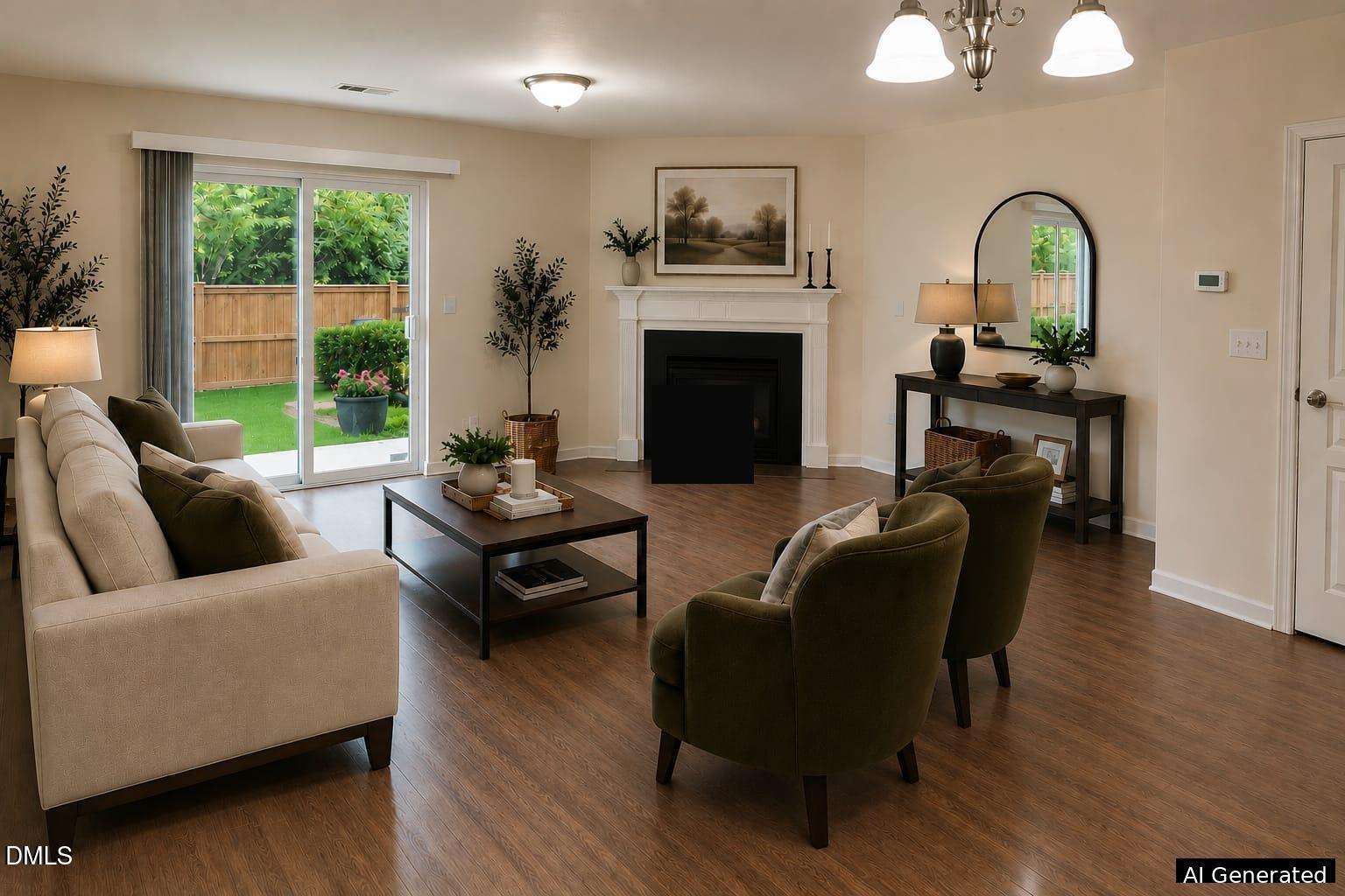2926 Berkeley Springs Place Raleigh, NC 27616 - Photo 2 of 13 living room