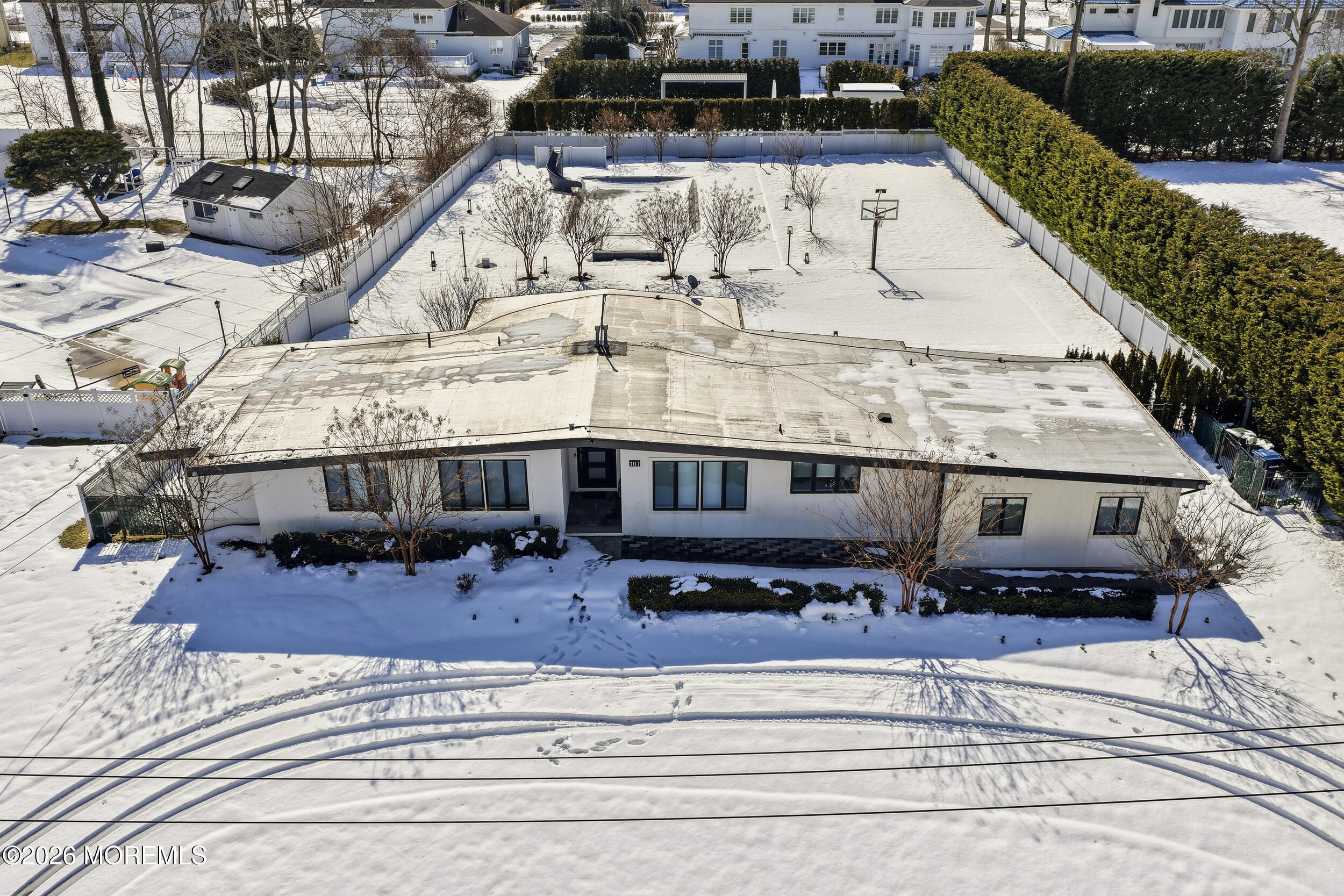 107 Grant Avenue Deal, NJ 07723 - Photo 31 of 38 an aerial view of a house with a outdoor space