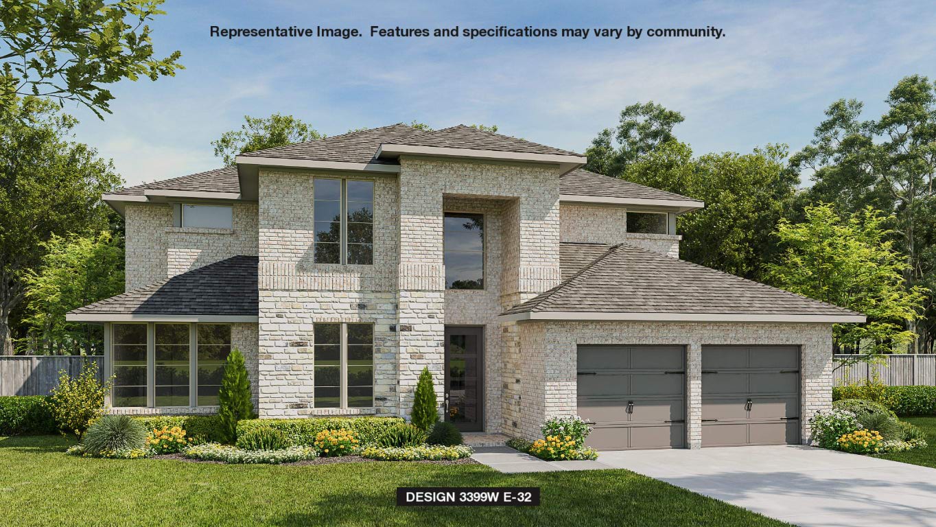 501 Sundance Ridge Georgetown, TX 78628 - Photo 1 of 1 View of front of property with roof with shingles, concrete driveway, brick siding, and a garage