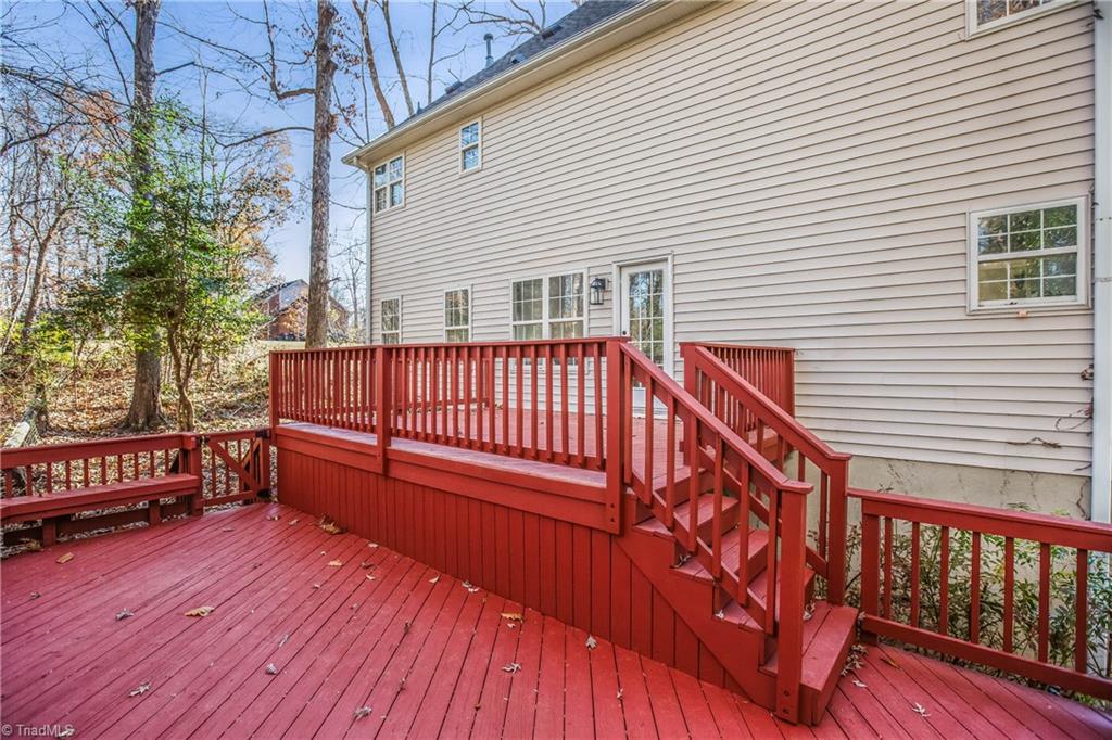 2705 Colton Drive Oak Ridge, NC 27310 - Photo 33 of 41 Two Tiered Deck