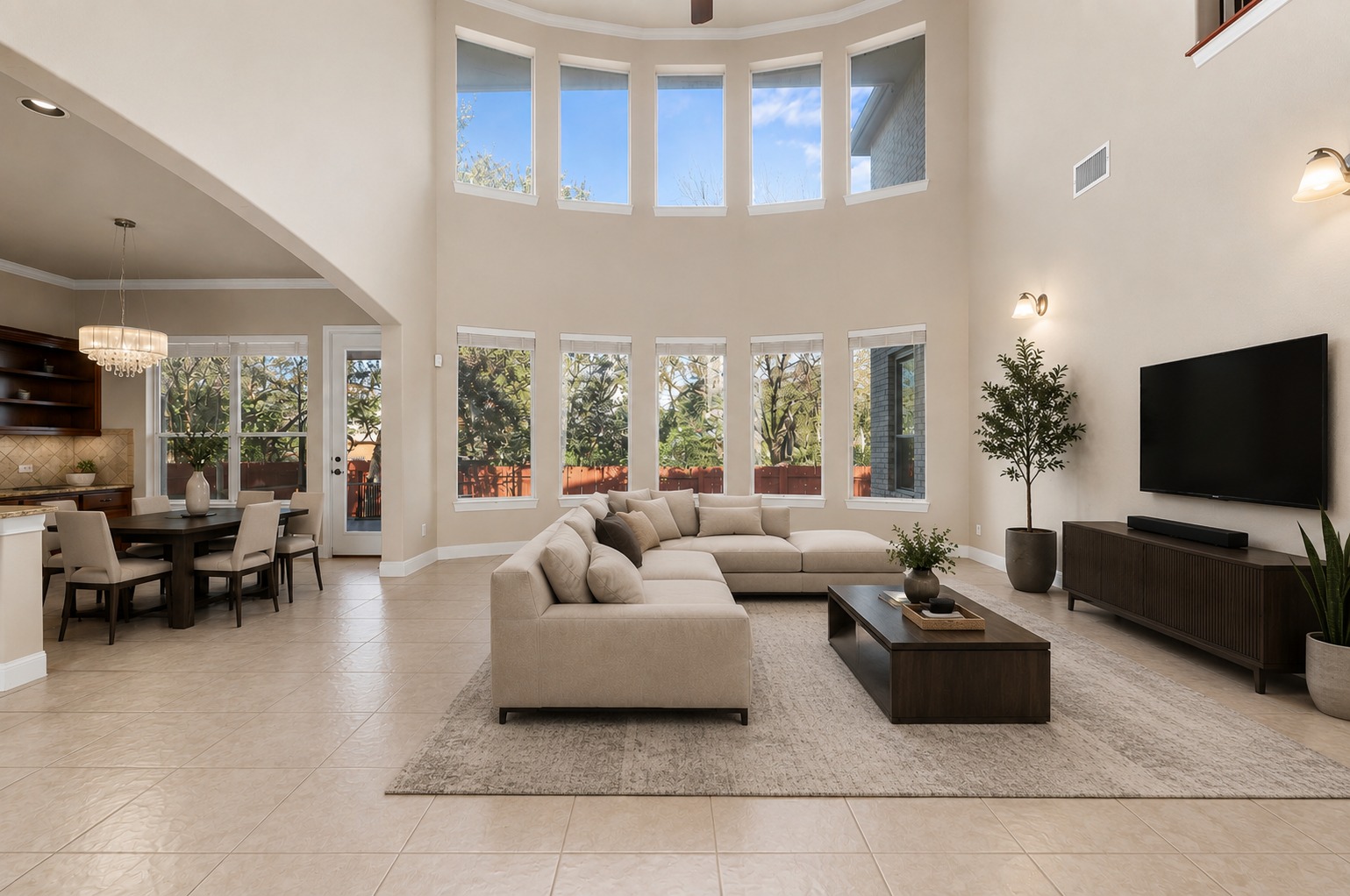 3903 Remington Road Cedar Park, TX 78613 - Photo 5 of 29 High ceilings and abundant windows create an airy, sun-filled living space, perfect for everyday enjoyment.