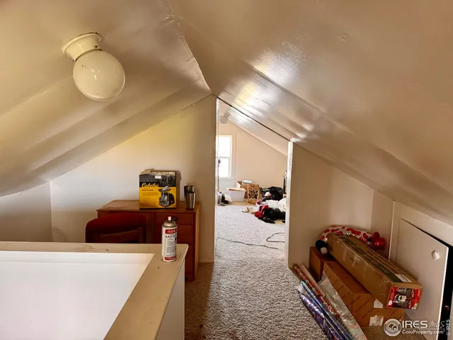 a gym area with wooden floor