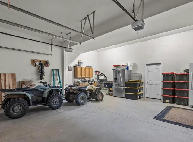 a view of a storage in a room